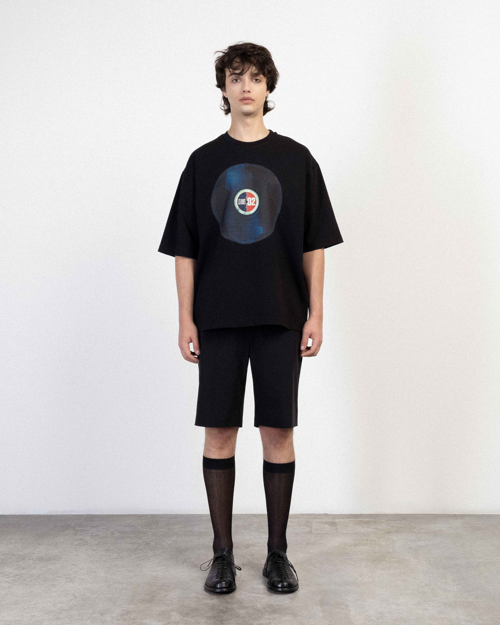 T-shirt Les Hommes 261L04027 Preto - 247-L04027-01