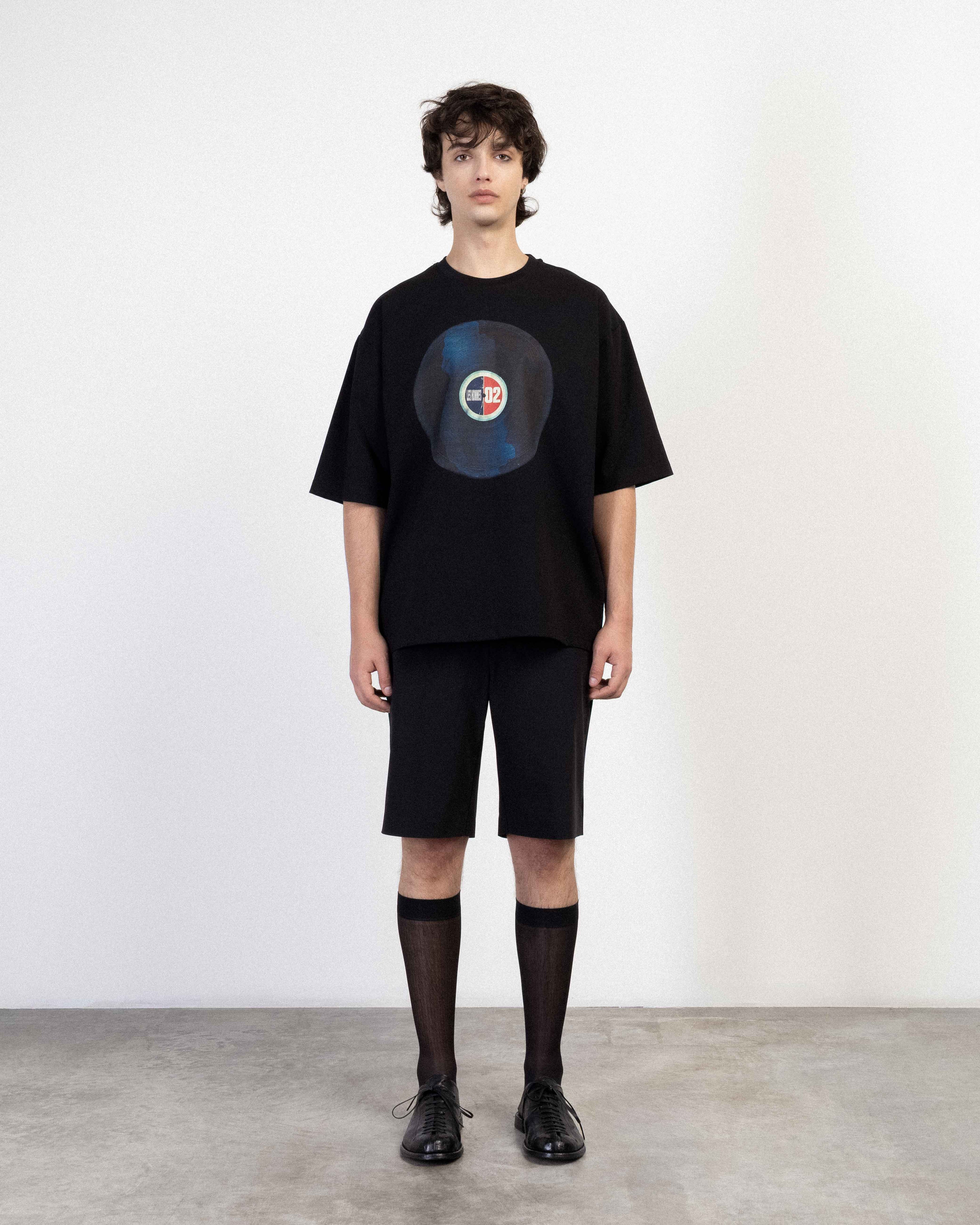 T-shirt Les Hommes 261L04027 Preto - 247-L04027-01