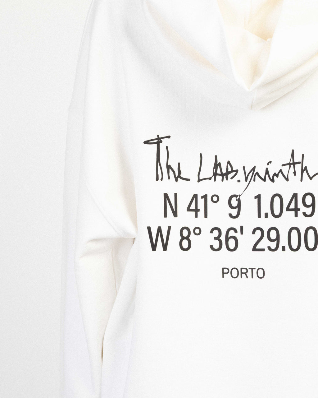 Hoodie The Lab.yrinth HOD-MP2 Branco - 253-HOD-00