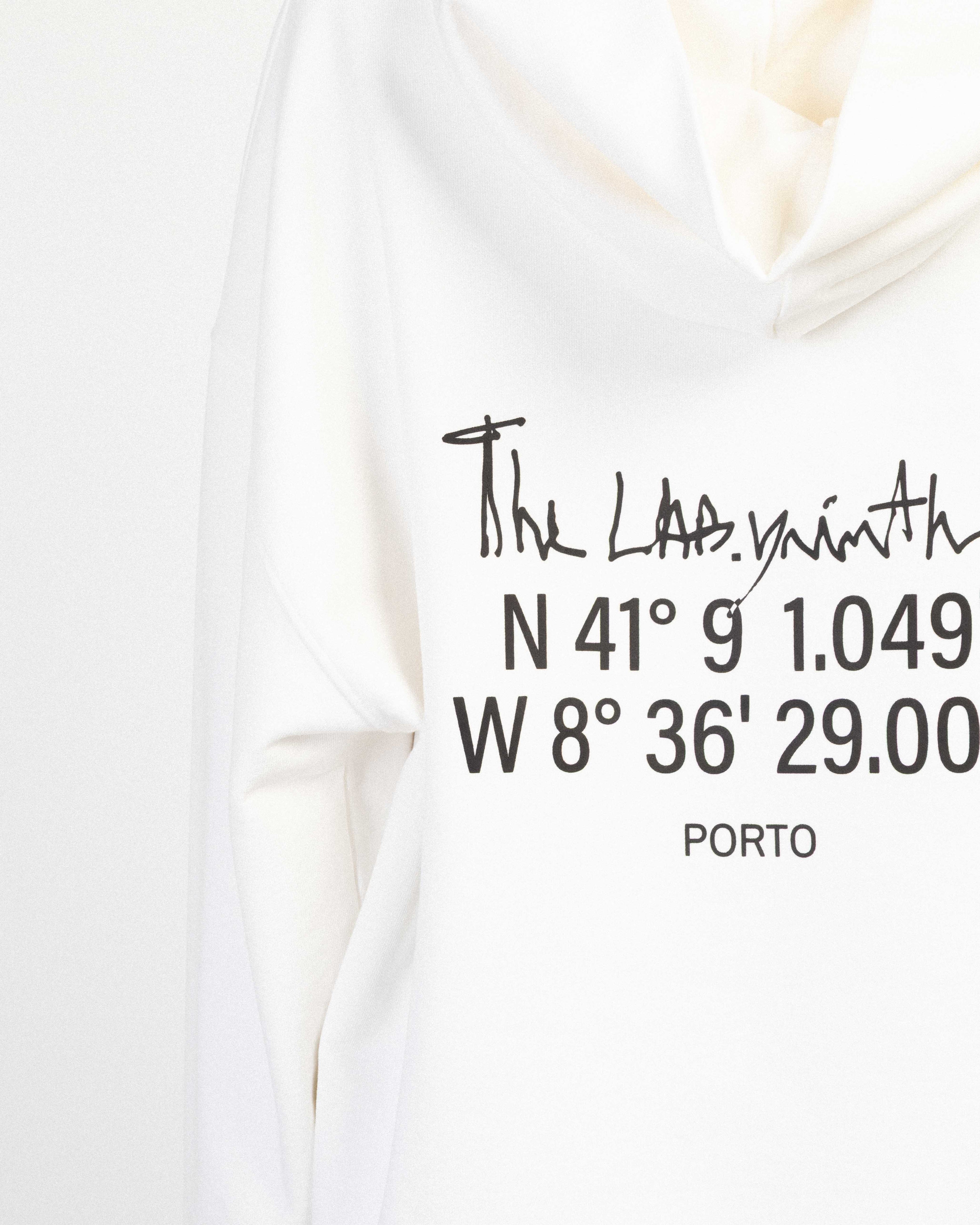 Hoodie The Lab.yrinth HOD-MP2 Branco - 253-HOD-00