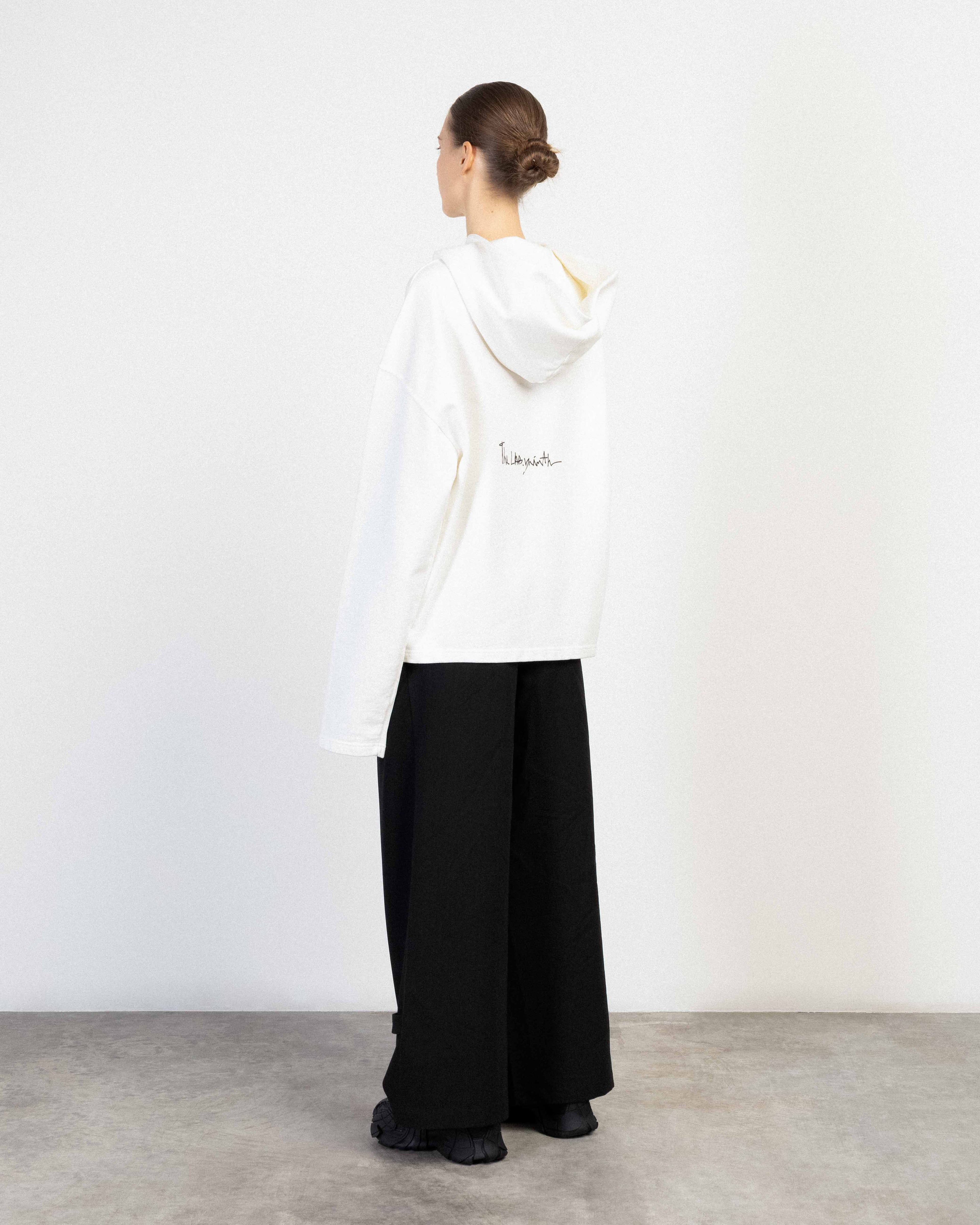 Hoodie The Lab.yrinth HOD-M1 Branco - 253-HOD1-00