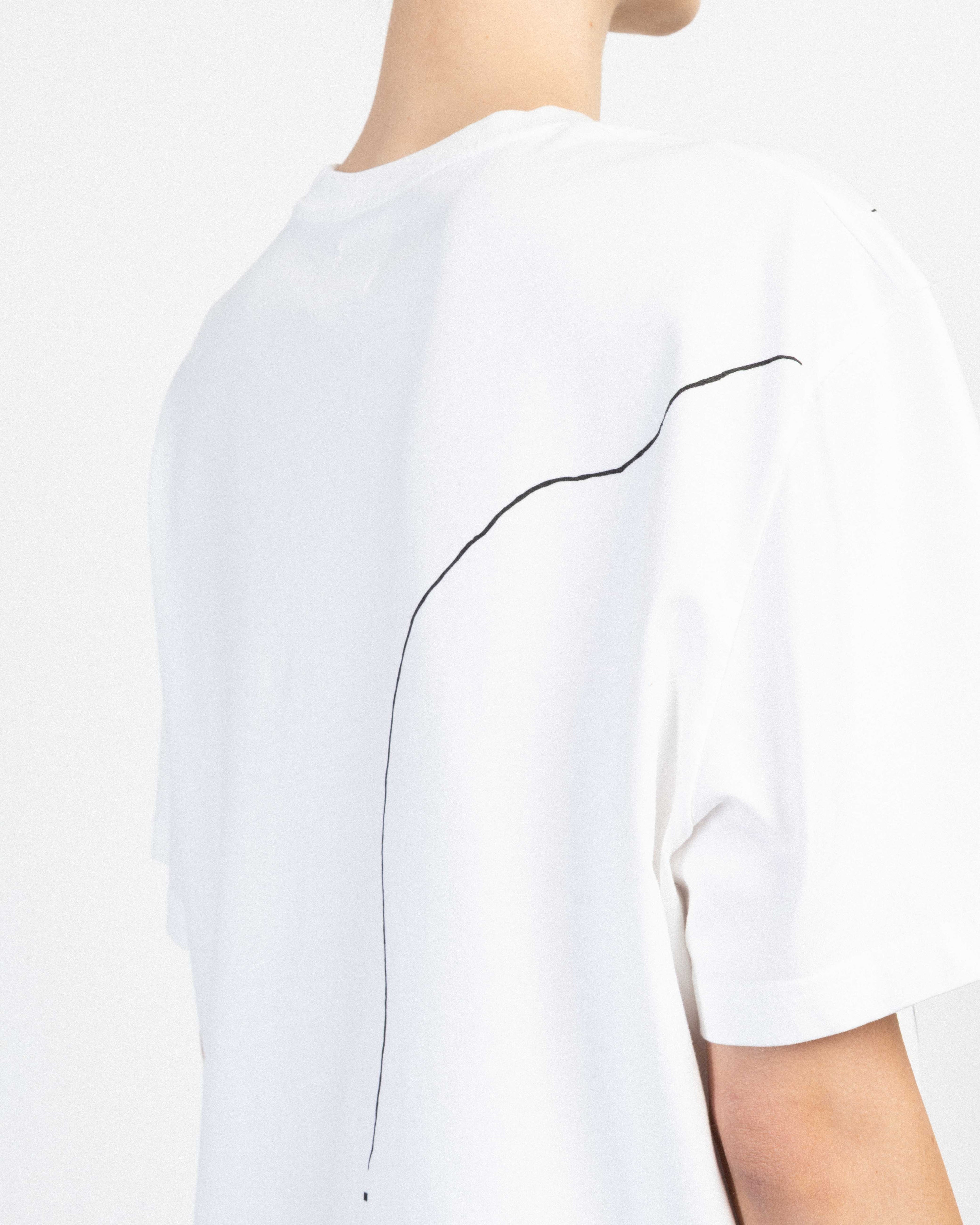 T-shirt The Lab.yrinth TSH-01 Branco - 253-LH-00