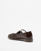 Ernesto Dolani Mary Jane Shoes 11DTEA07 Dark Brown
