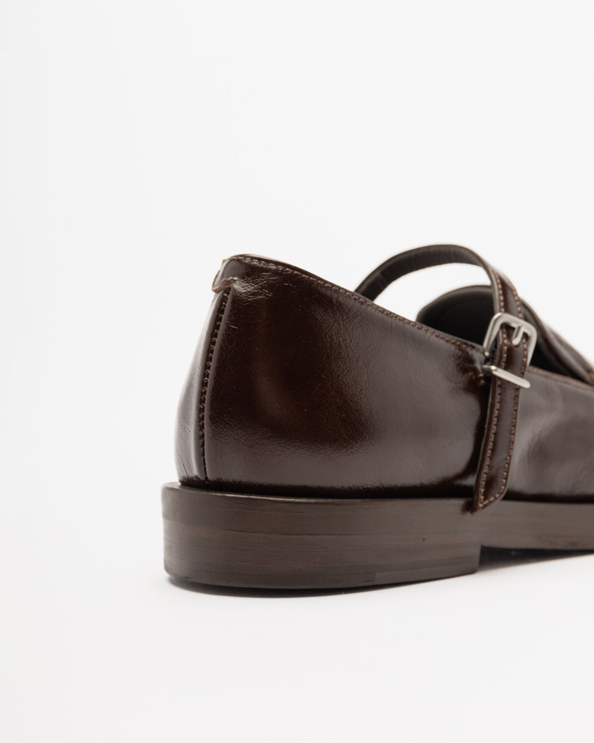 Ernesto Dolani Mary Jane Shoes 11DTEA07 Dark Brown