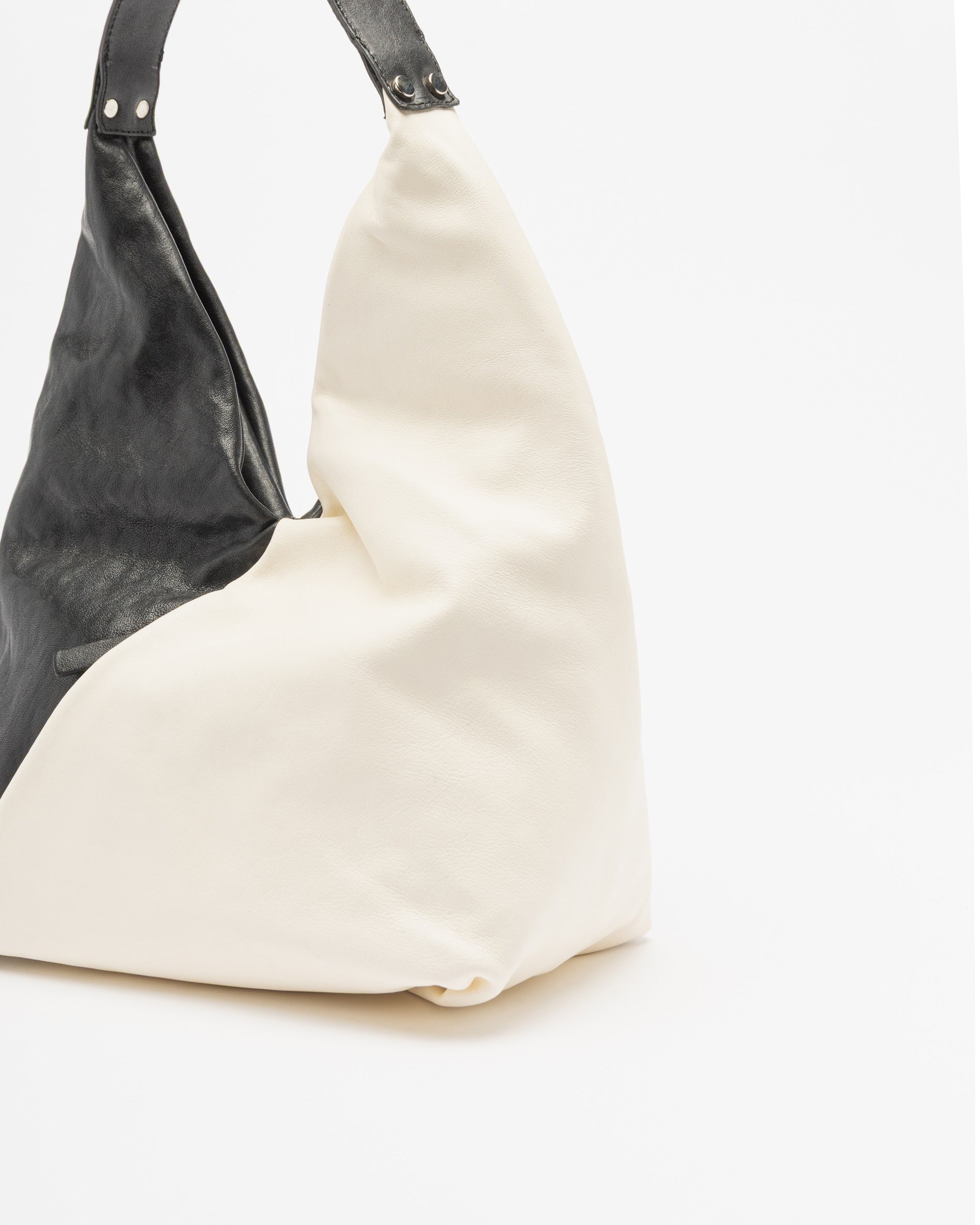 Mala hobo Ernesto Dolani 10BINGRID Preto/Branco - 27-INGRID-25