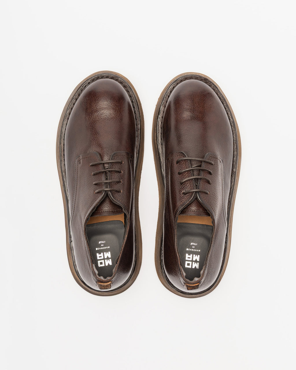 Moma 69601 Dark Brown Derby Shoes