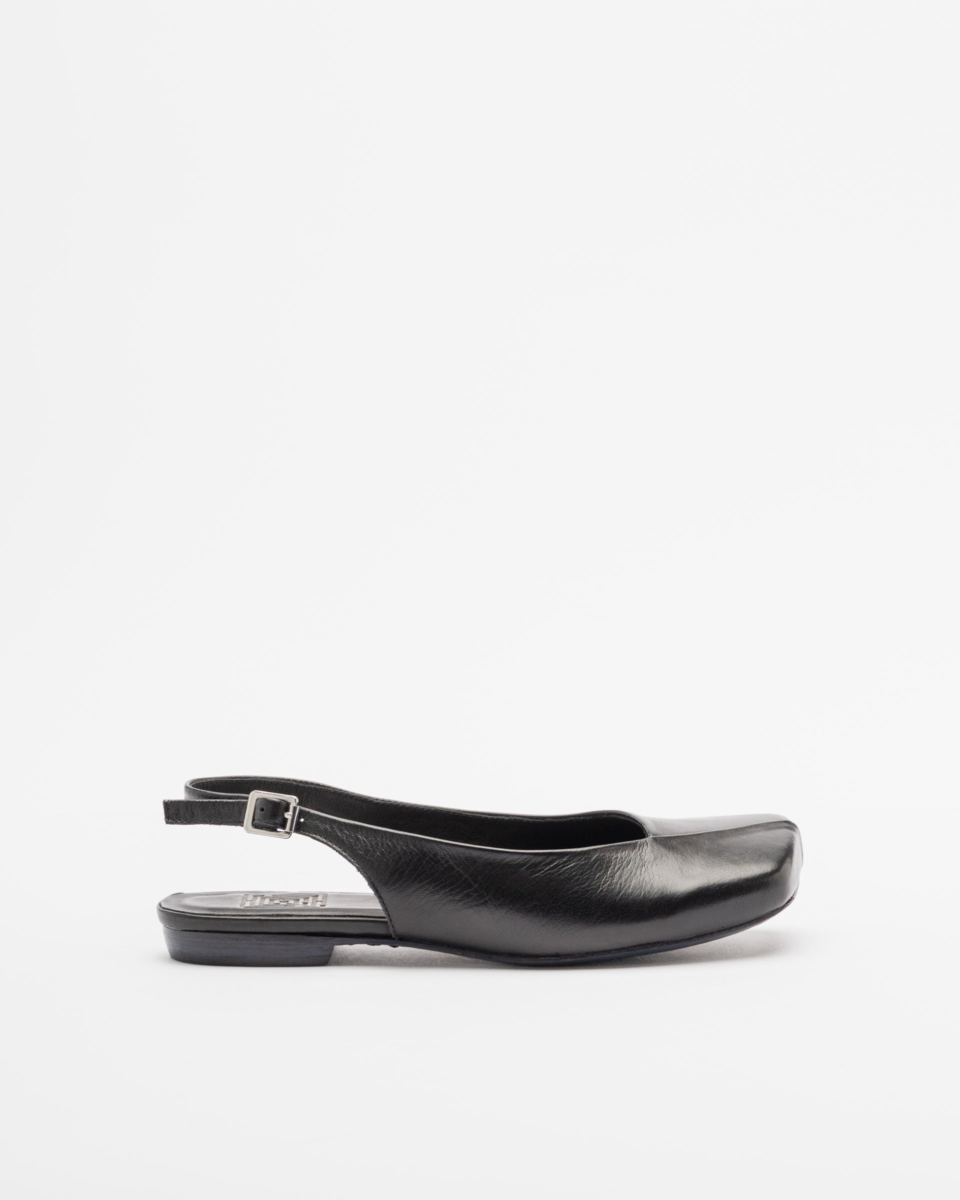 Sapato aberto atrás Prof Y21-2 Preto - 3-Y21-2-01