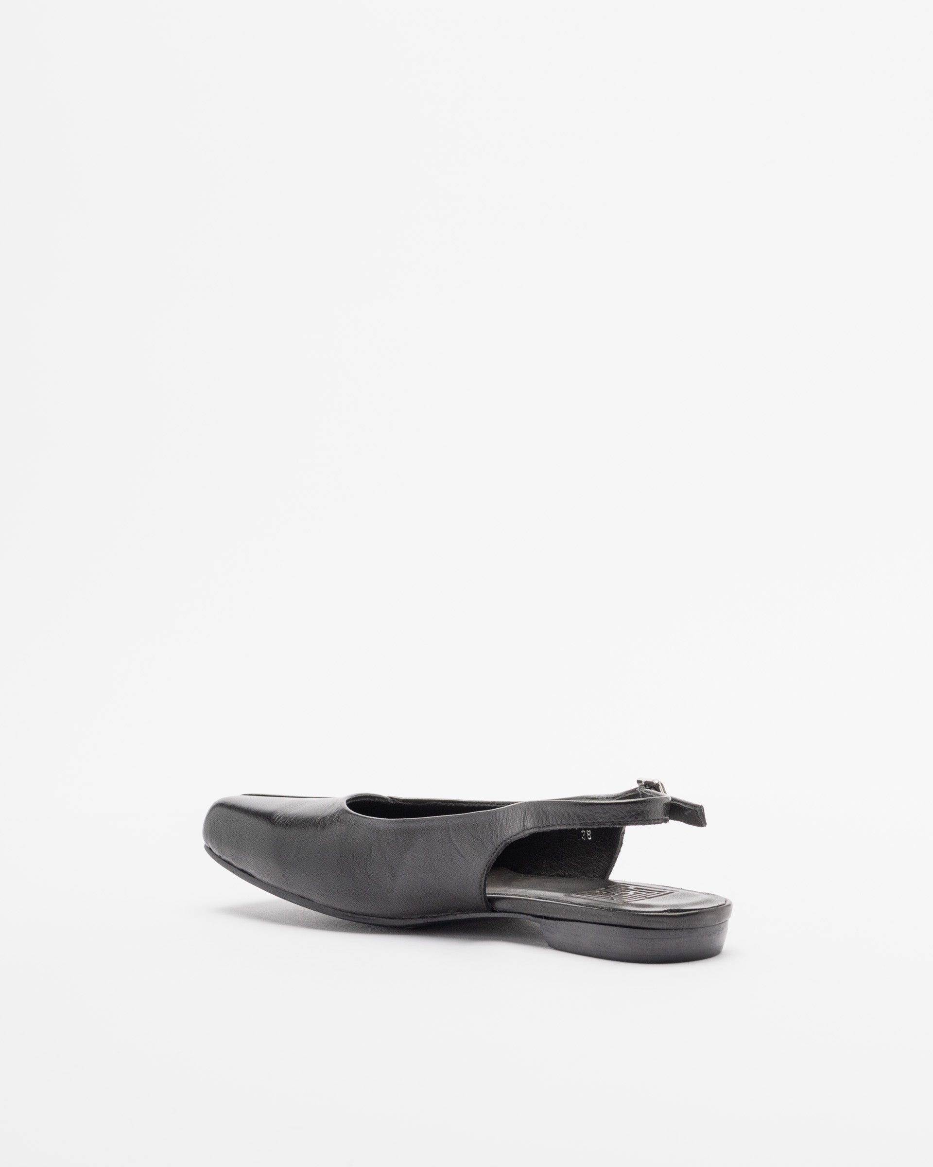 Sapato aberto atrás Prof Y21-2 Preto - 3-Y21-2-01