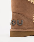 Botas Mou Eskimo18GlitterLogo Taupe