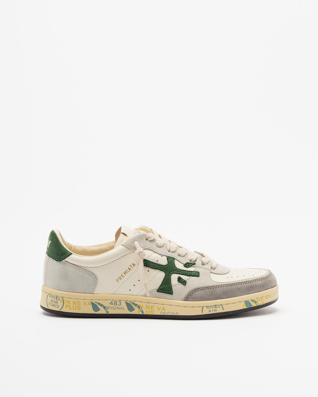Sapatilhas brancas Premiata BSKTCLAY7623 Branco