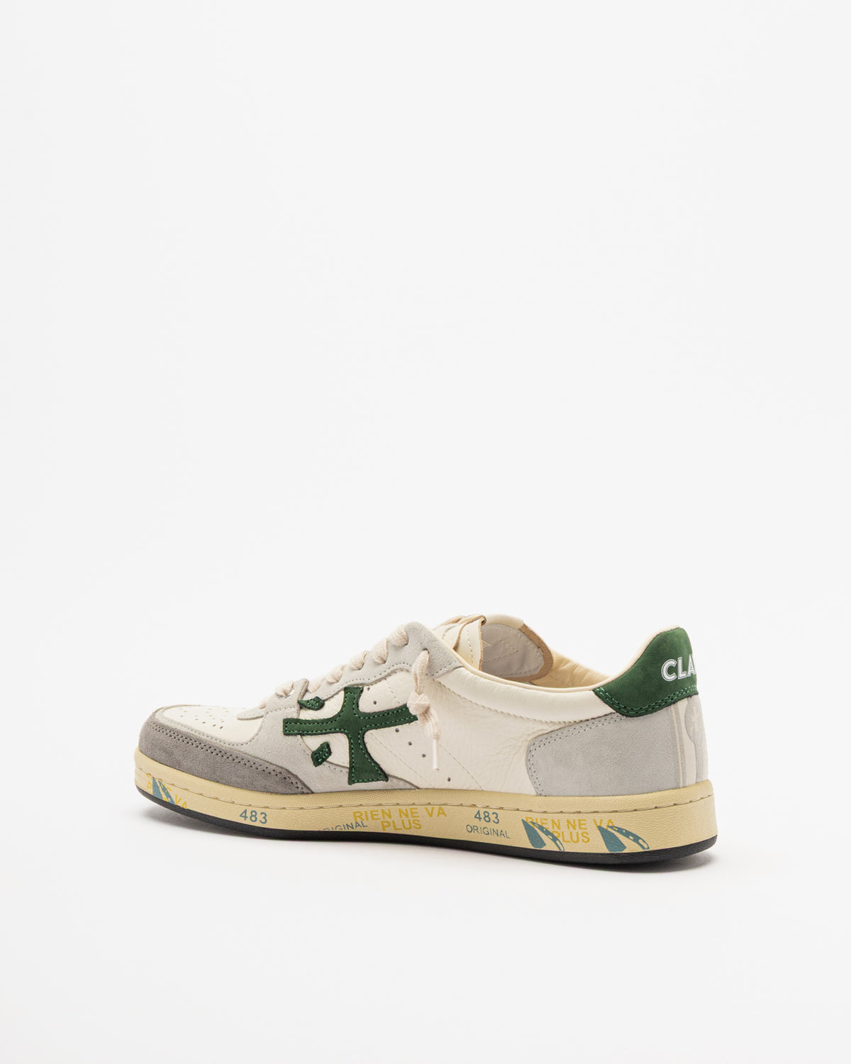 Sapatilhas brancas Premiata BSKTCLAY7623 Branco