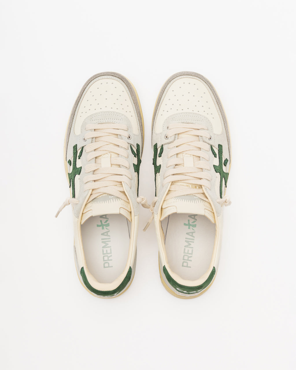 Sapatilhas brancas Premiata BSKTCLAY7623 Branco