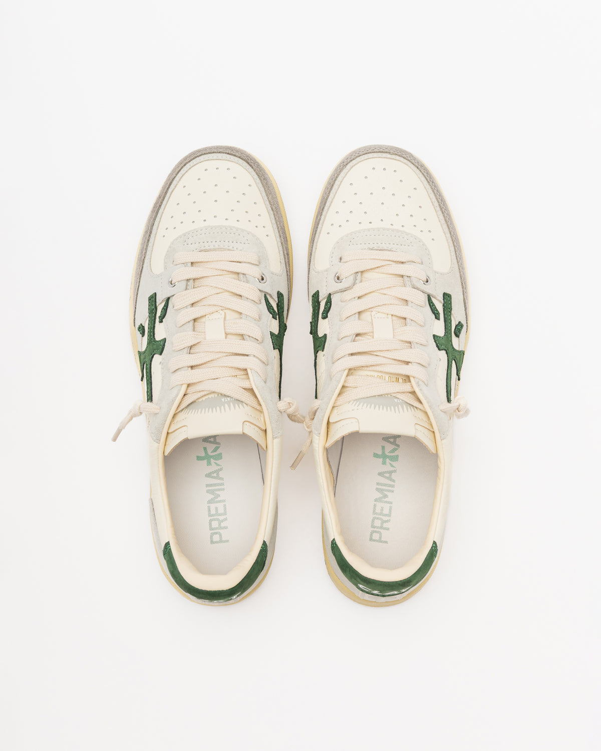 Sapatilhas brancas Premiata BSKTCLAY7623 Branco