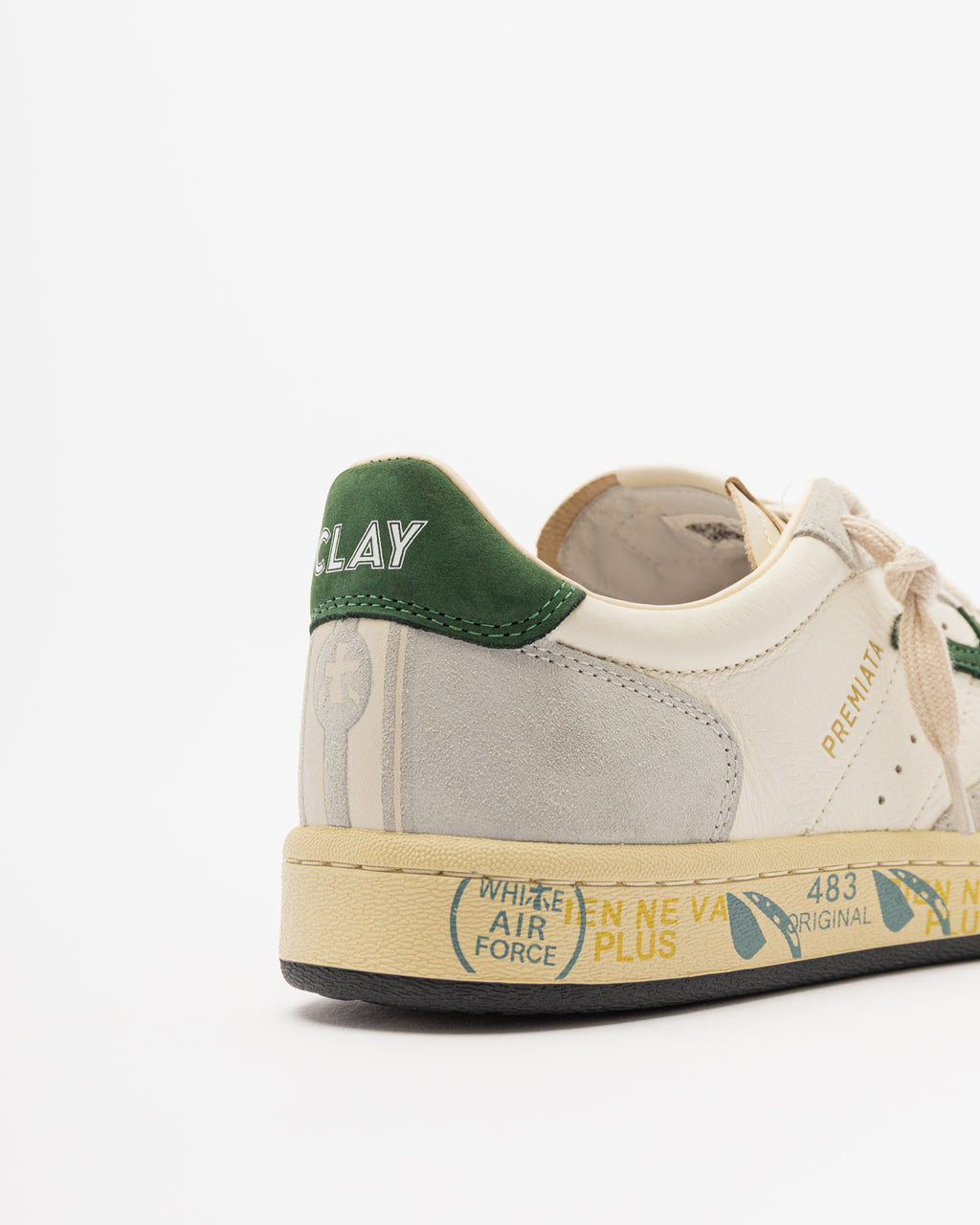 Sapatilhas brancas Premiata BSKTCLAY7623 Branco