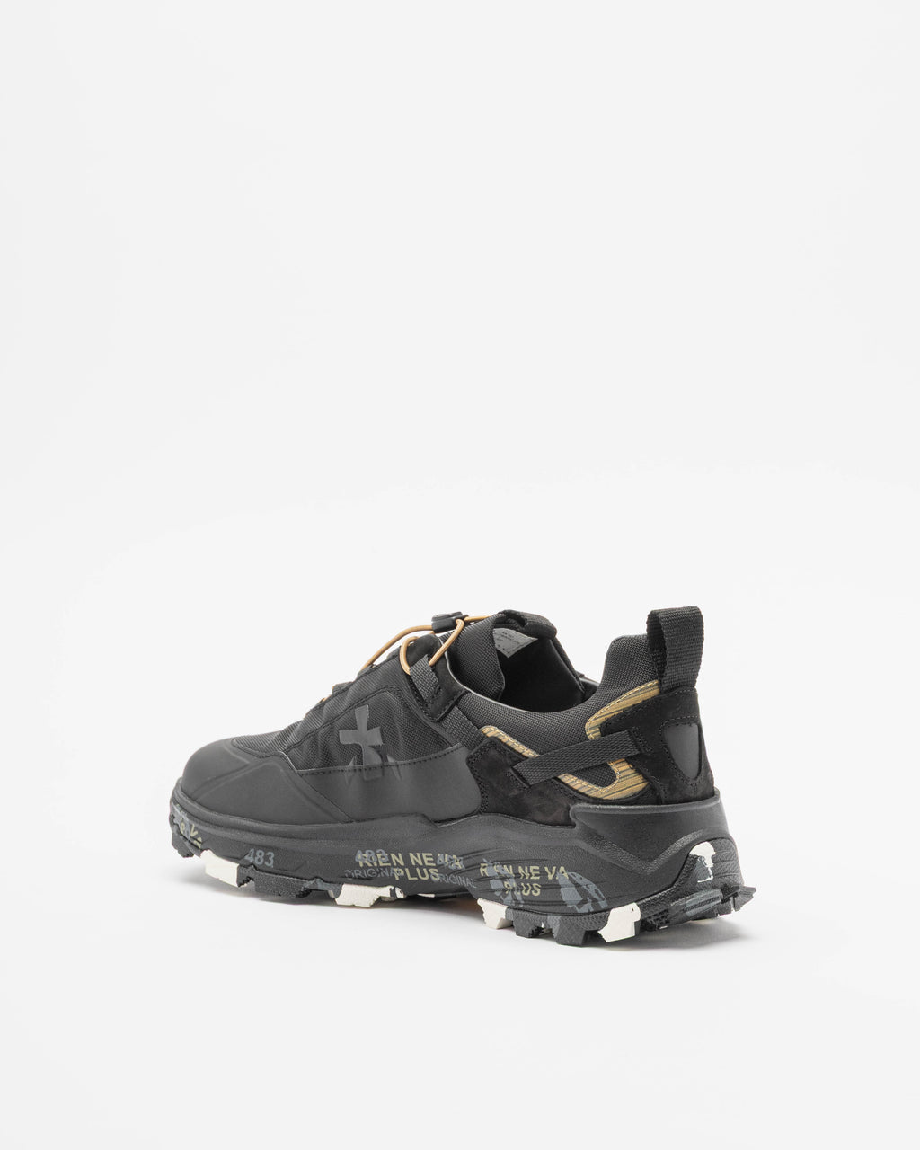 Premiata CROSS2.0384 Black Tennis Shoes
