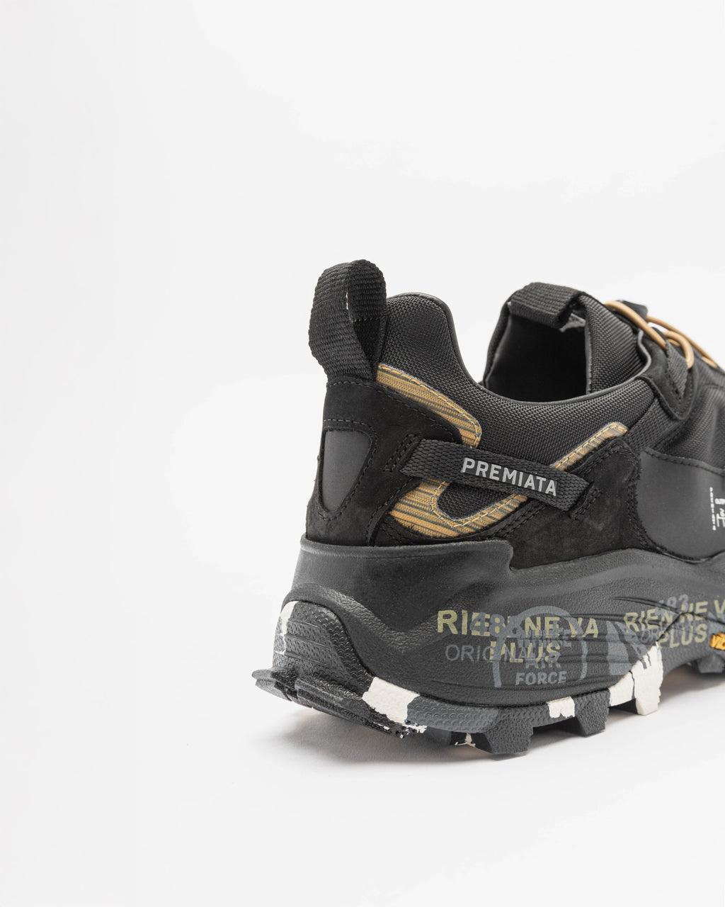 Premiata CROSS2.0384 Black Tennis Shoes