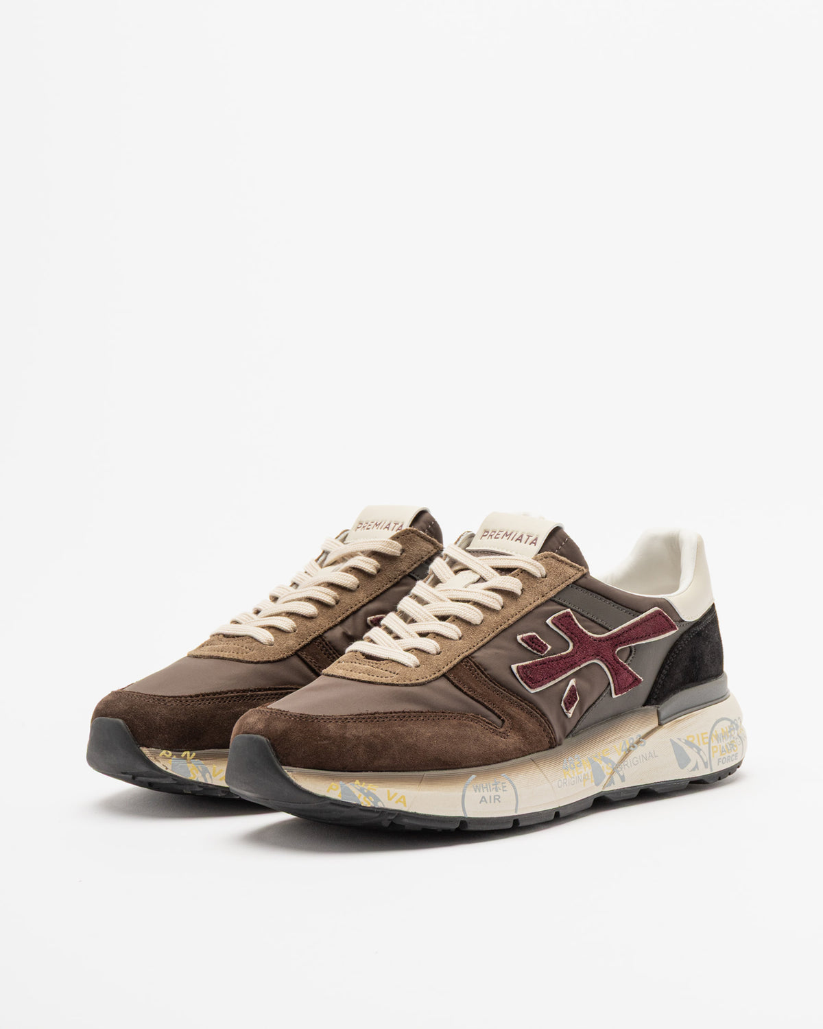 Sapatilhas Premiata MICK7714 Castanho Escuro