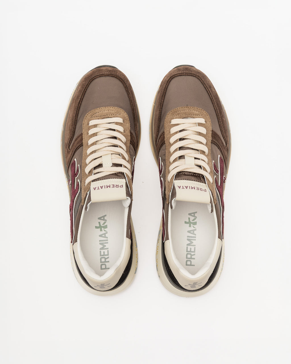 Sapatilhas Premiata MICK7714 Castanho Escuro