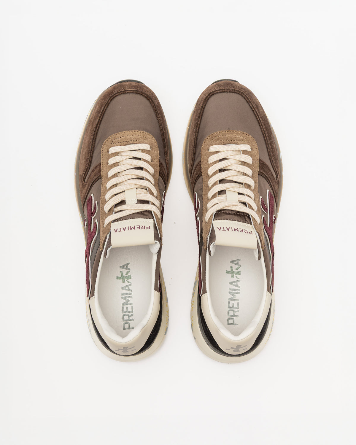 Sapatilhas Premiata MICK7714 Castanho Escuro