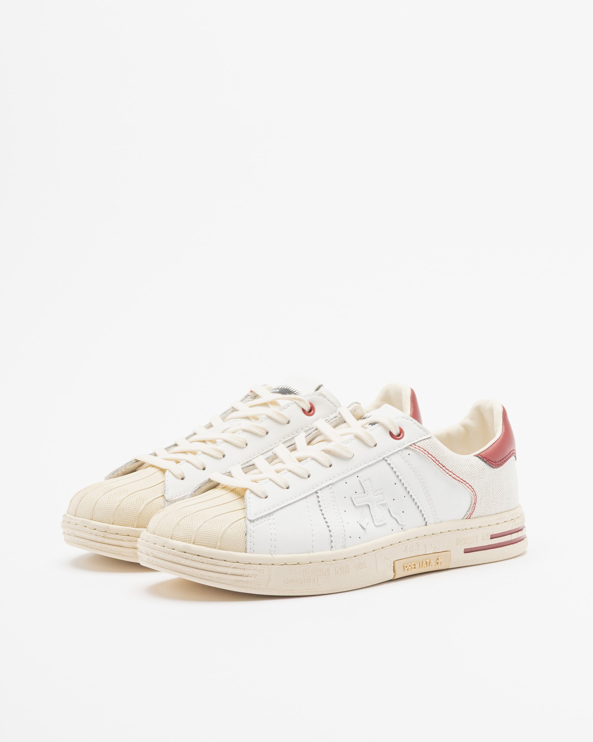 Sapatilhas brancas Premiata RUSSEL8070 Branco - 340-RU8070-00
