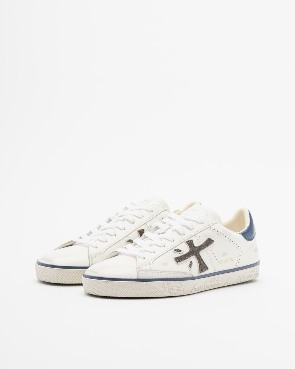 Sapatilhas brancas Premiata STEVEN7503 Branco - 340-ST7503-00