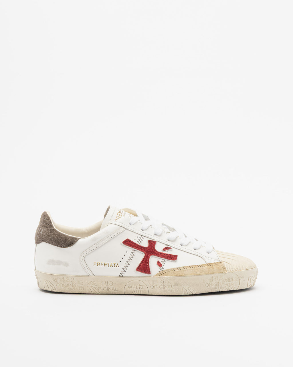 Sapatilhas brancas Premiata STEVEN8044 Branco - 340-ST8044-00