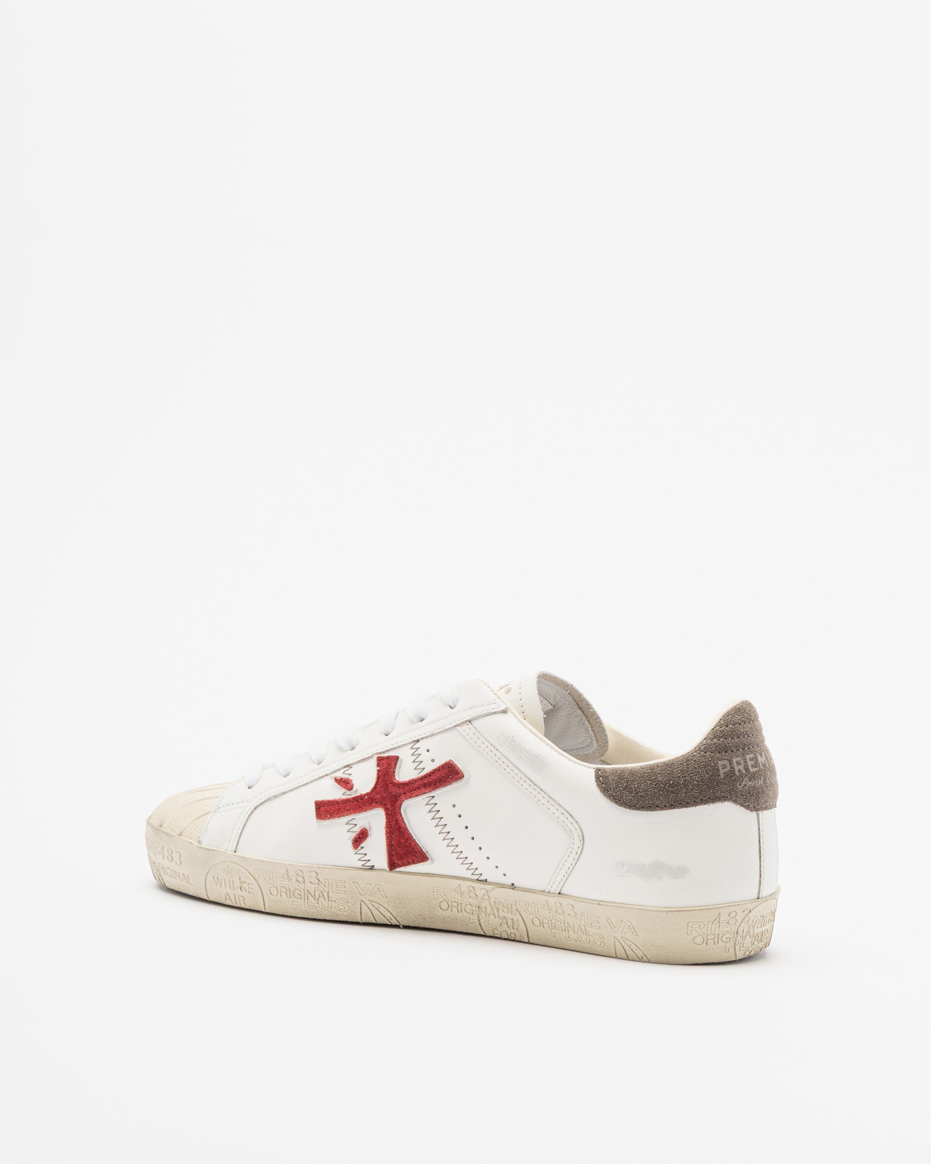 Sapatilhas brancas Premiata STEVEN8044 Branco - 340-ST8044-00