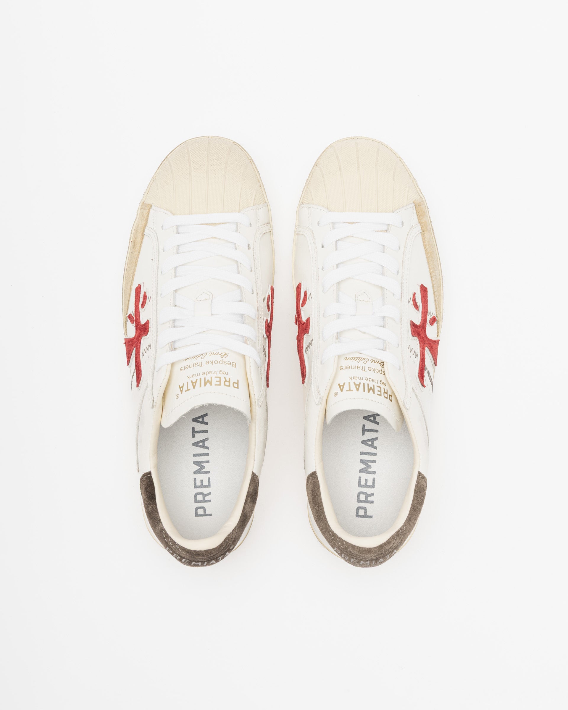 Sapatilhas brancas Premiata STEVEN8044 Branco - 340-ST8044-00