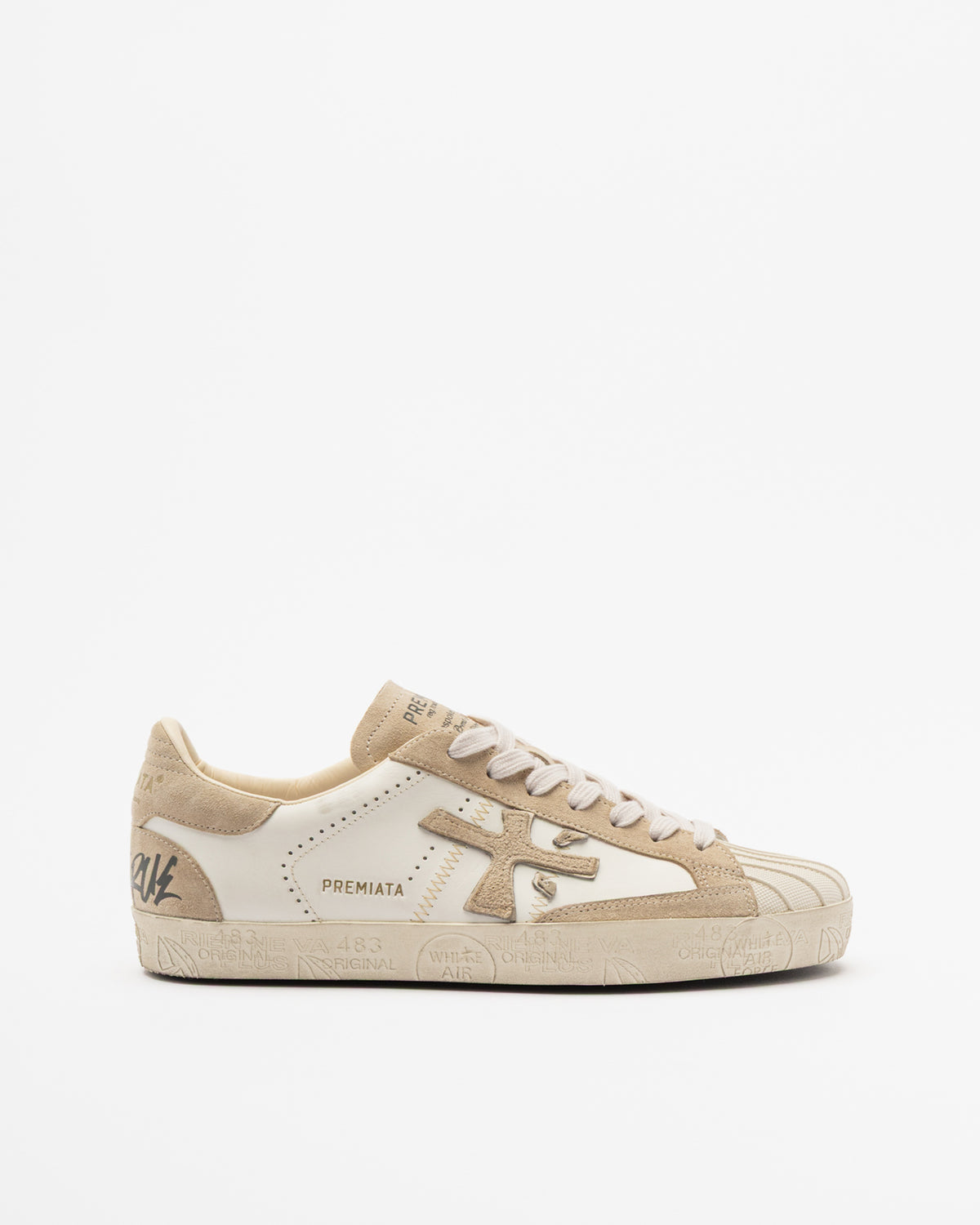 Premiata STEVEN8480 white sneakers White
