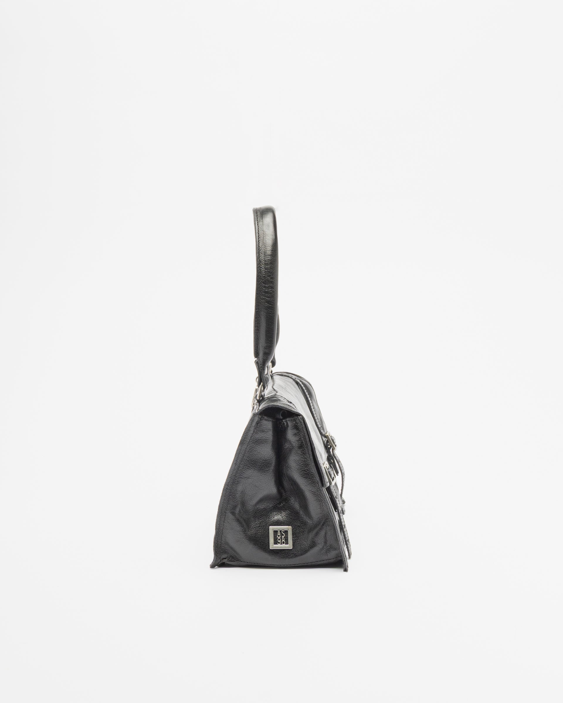 Mala de ombro A.S.98 200796 Preto - 353-200796-01