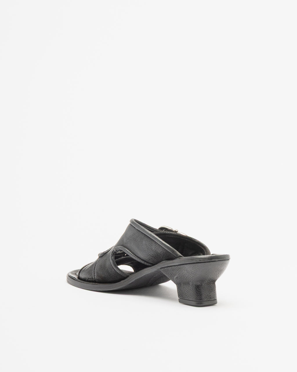 Socas com fivela e salto bloco A.S.98 C03007 Preto - 353-C03007-01