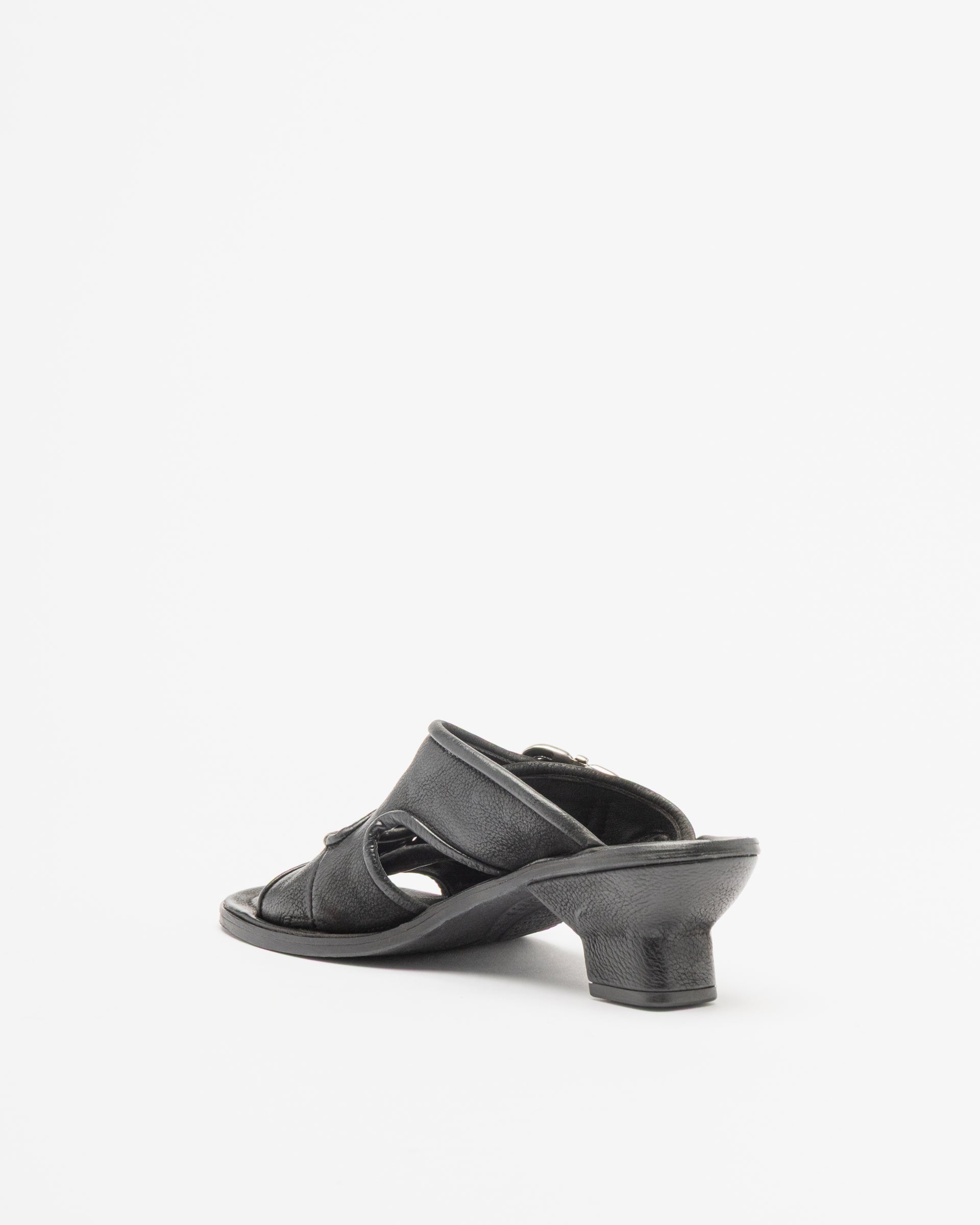 Socas com fivela e salto bloco A.S.98 C03007 Preto - 353-C03007-01