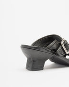 Socas com fivela e salto bloco A.S.98 C03007 Preto - 353-C03007-01