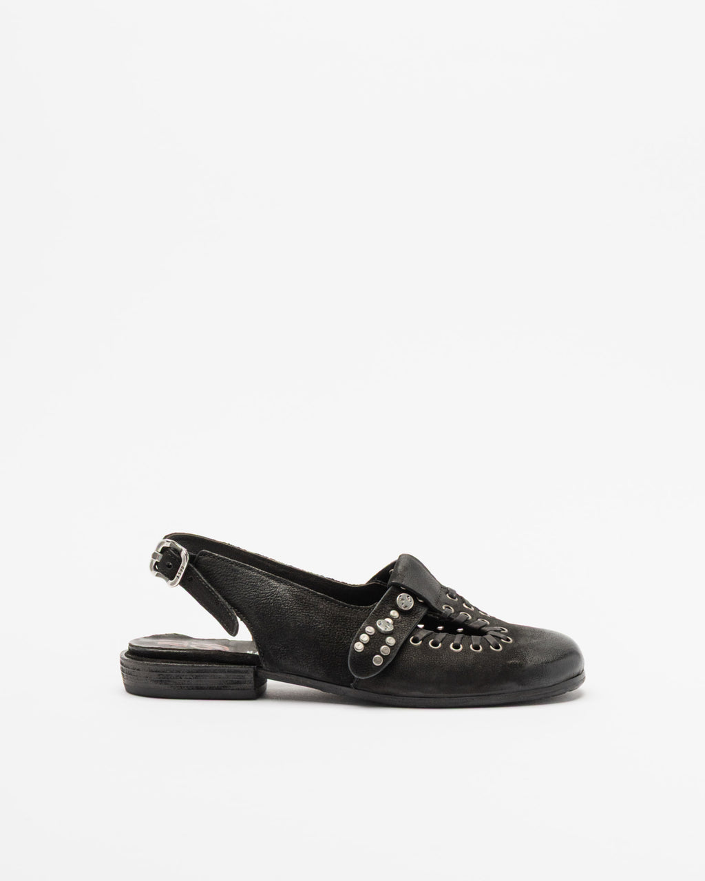 Sapato aberto atrás A.S.98 C30105 Preto - 353-C30105-01