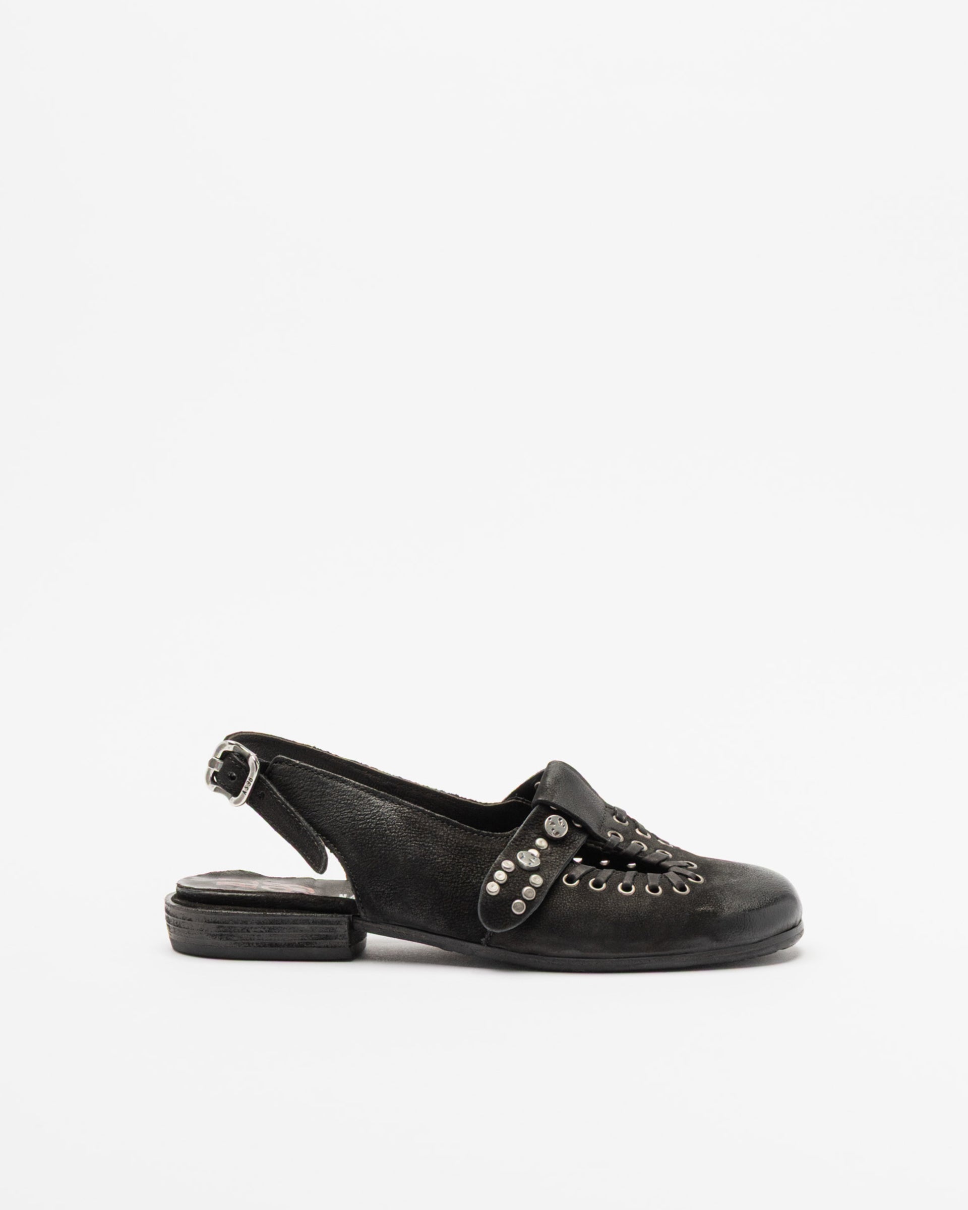 Sapato aberto atrás A.S.98 C30105 Preto - 353-C30105-01