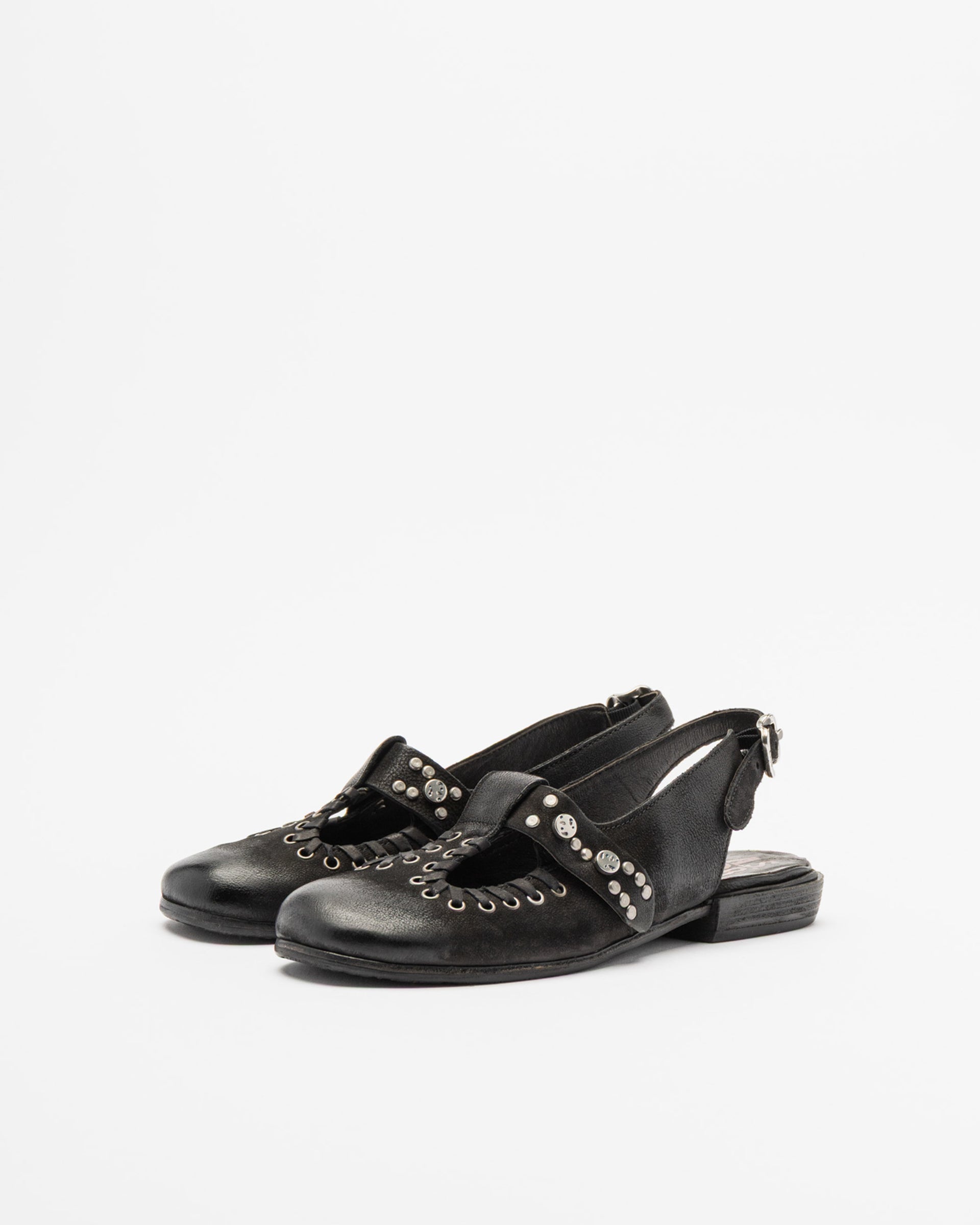Sapato aberto atrás A.S.98 C30105 Preto - 353-C30105-01