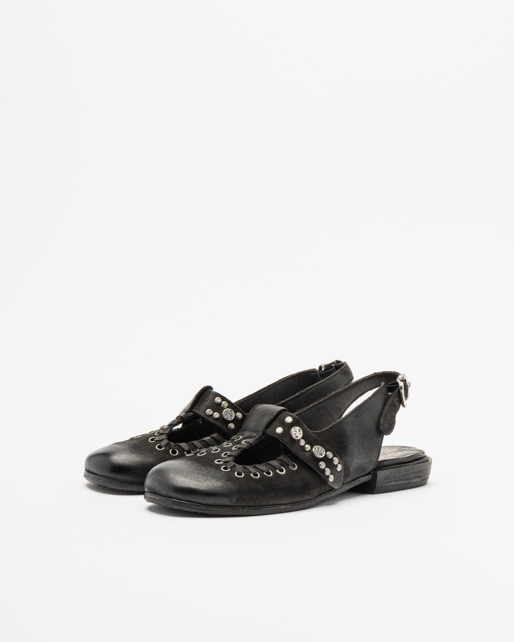 Sapato aberto atrás A.S.98 C30105 Preto - 353-C30105-01