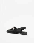 Sapato aberto atrás A.S.98 C30105 Preto - 353-C30105-01