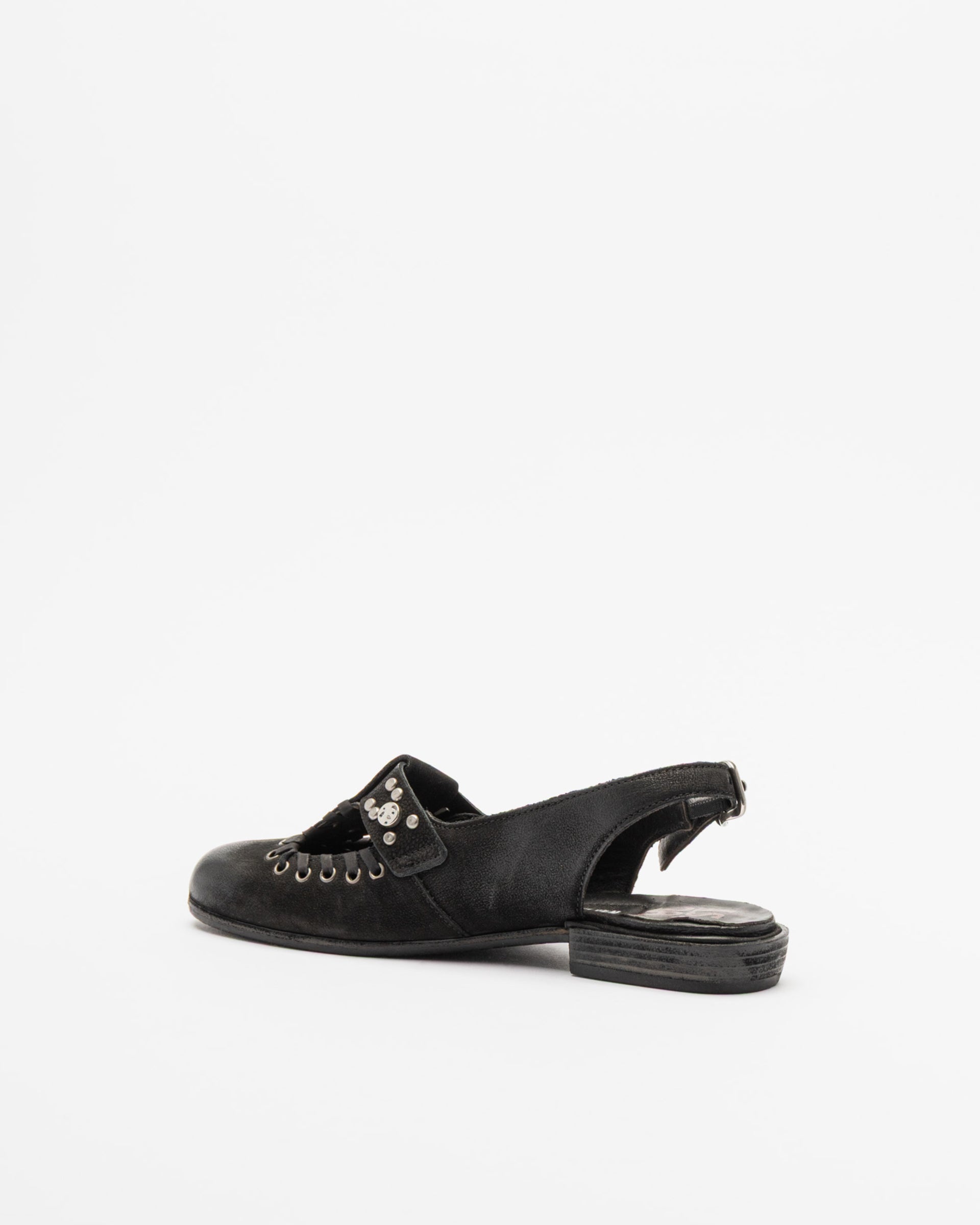 Sapato aberto atrás A.S.98 C30105 Preto - 353-C30105-01