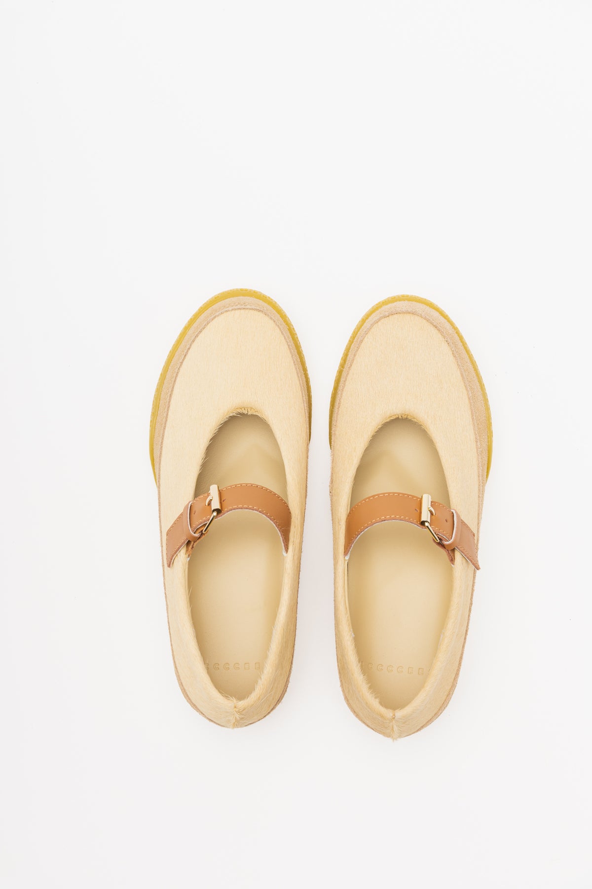Sapatos Mary Jane 4ccccees BUBBLEPOMPA Bege