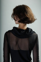 Camisola gola alta Malloni M23I25575 Preto - 432-25575-01