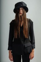 Blazer Malloni M22I50363 Preto - 432-50363-01