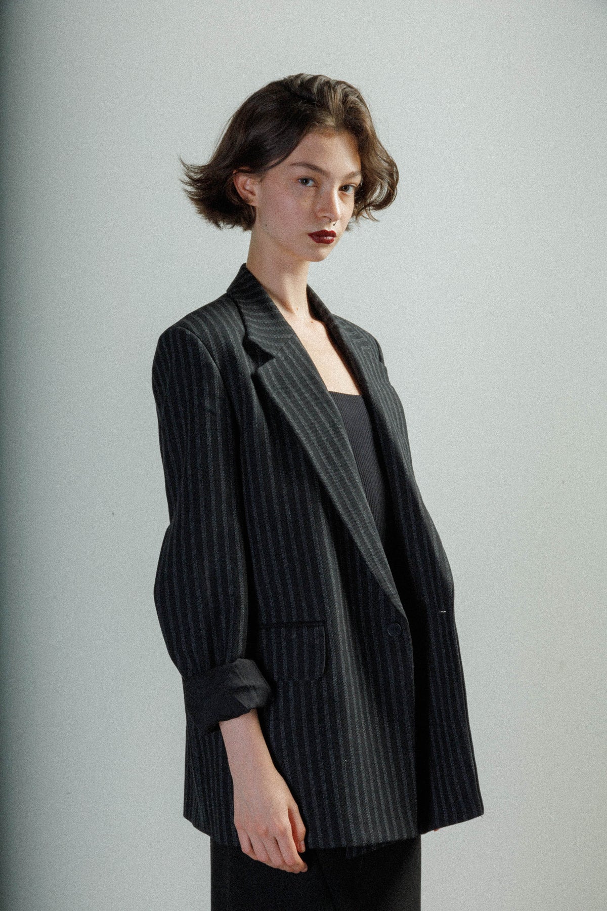 Blazer Malloni M23I50369 Preto - 432-50369-01
