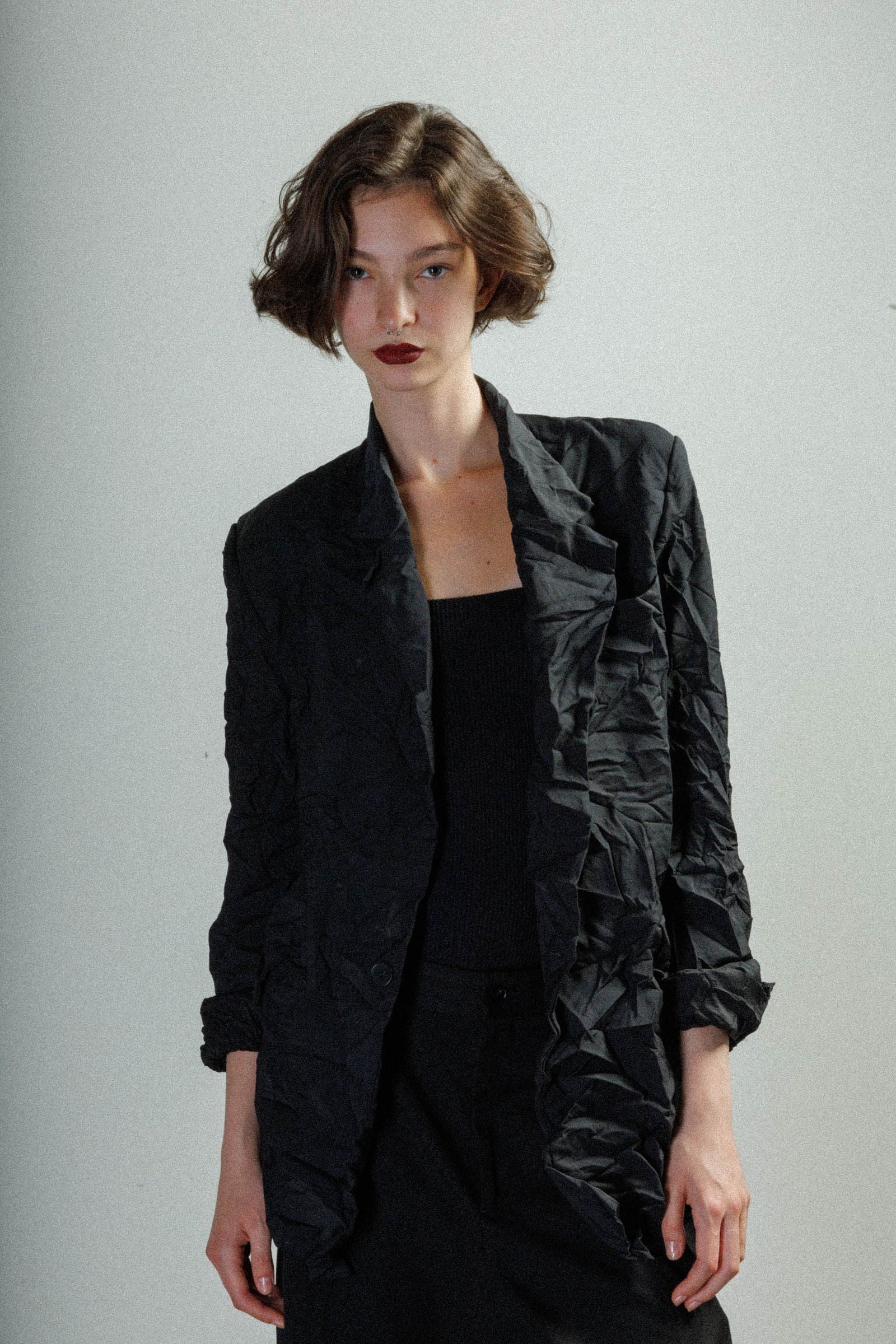 Blazer Malloni M23I50380 Preto - 432-50380-01