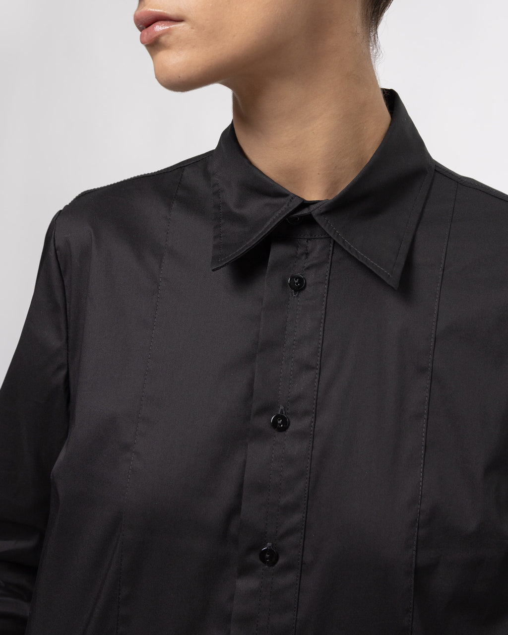 Camisa Malloni M22I60408 Preto - 432-60408-01