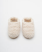 Moon Boot FauxCurlyBand Slippers Beige