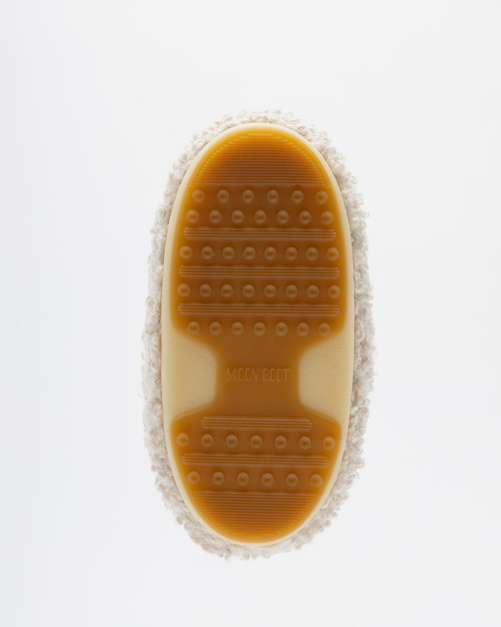 Moon Boot FauxCurlyBand Slippers Beige