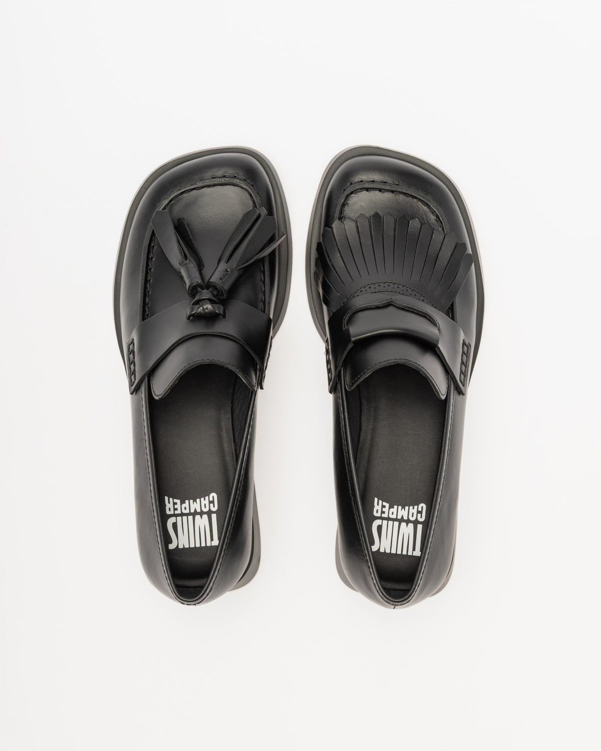 Camper TWINS Black Loafers