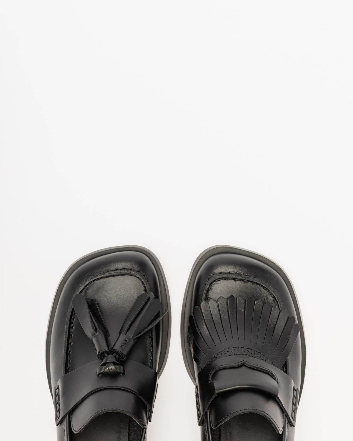 Camper TWINS Black Loafers