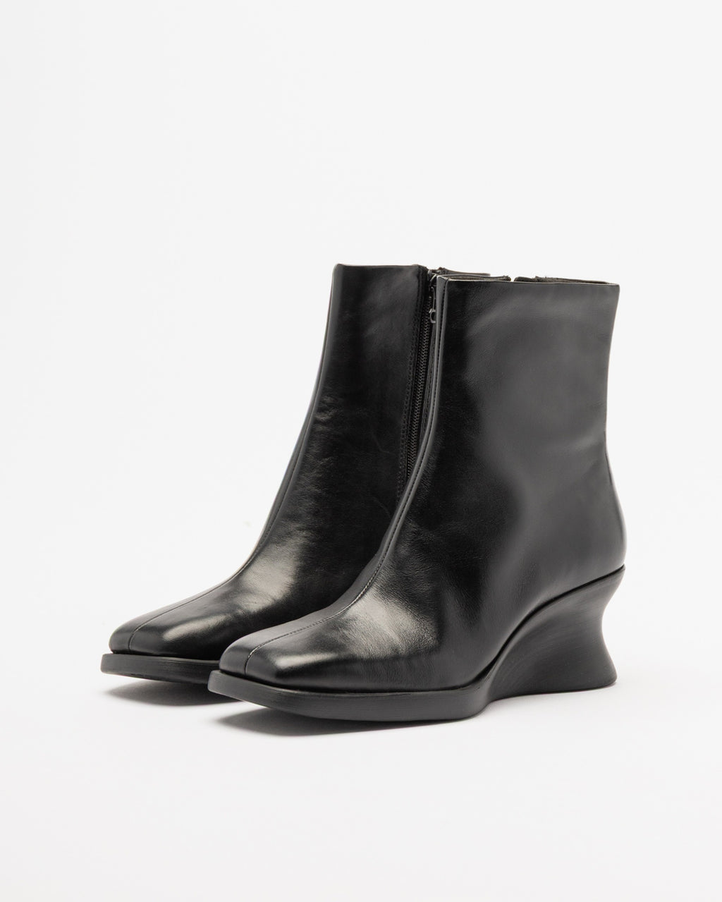 Camper Louise Black Ankle Boots